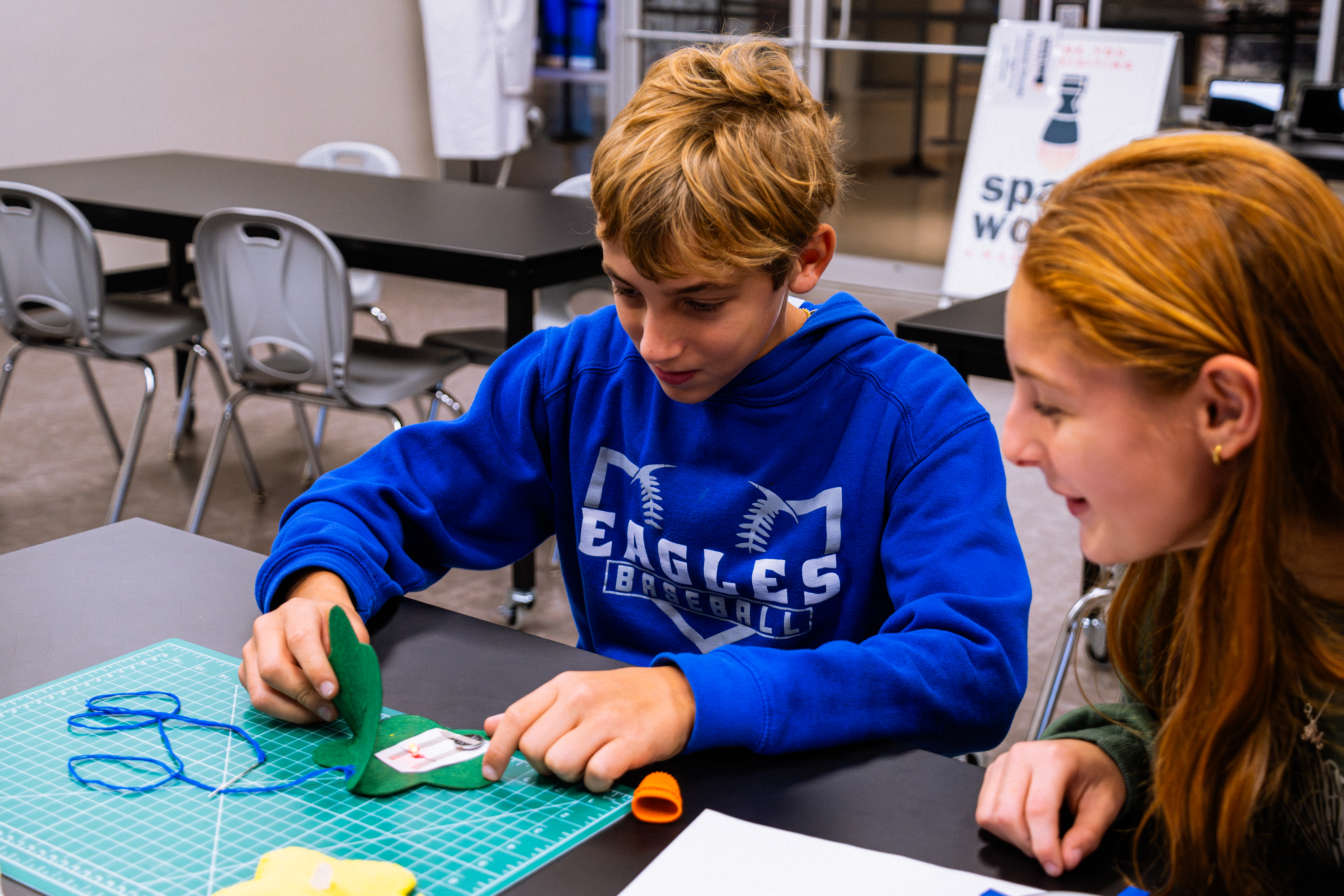 kids learning together