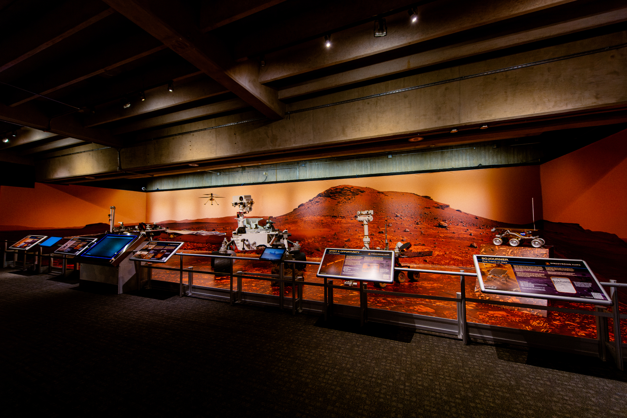 Mars Rover exhibit