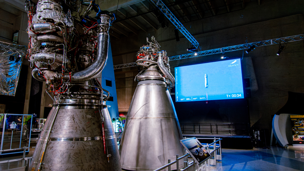 Two engines and the BE rocket